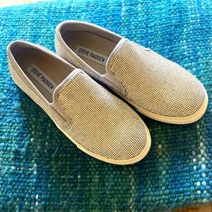 Coulter Steve Madden Loafers Slip On sparkle Shoes 5.5 Gem Stone Jem
